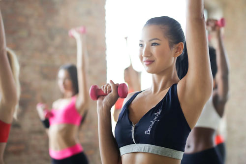 group of women doing work out